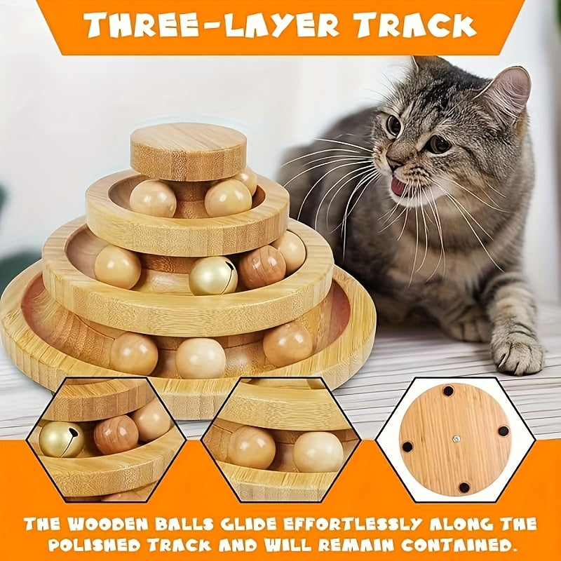 Tower Interactive Cat Ball Track