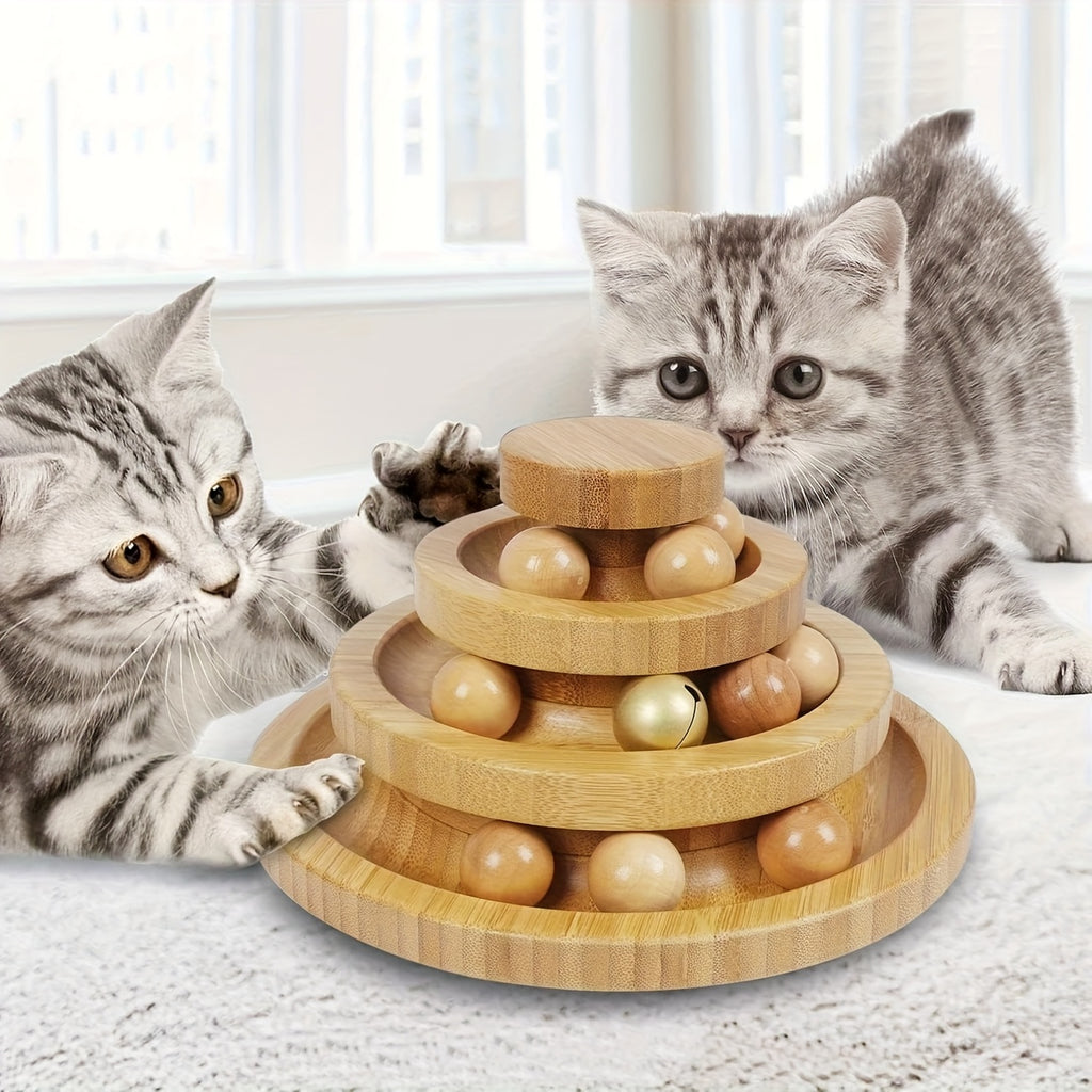 Tower Interactive Cat Ball Track