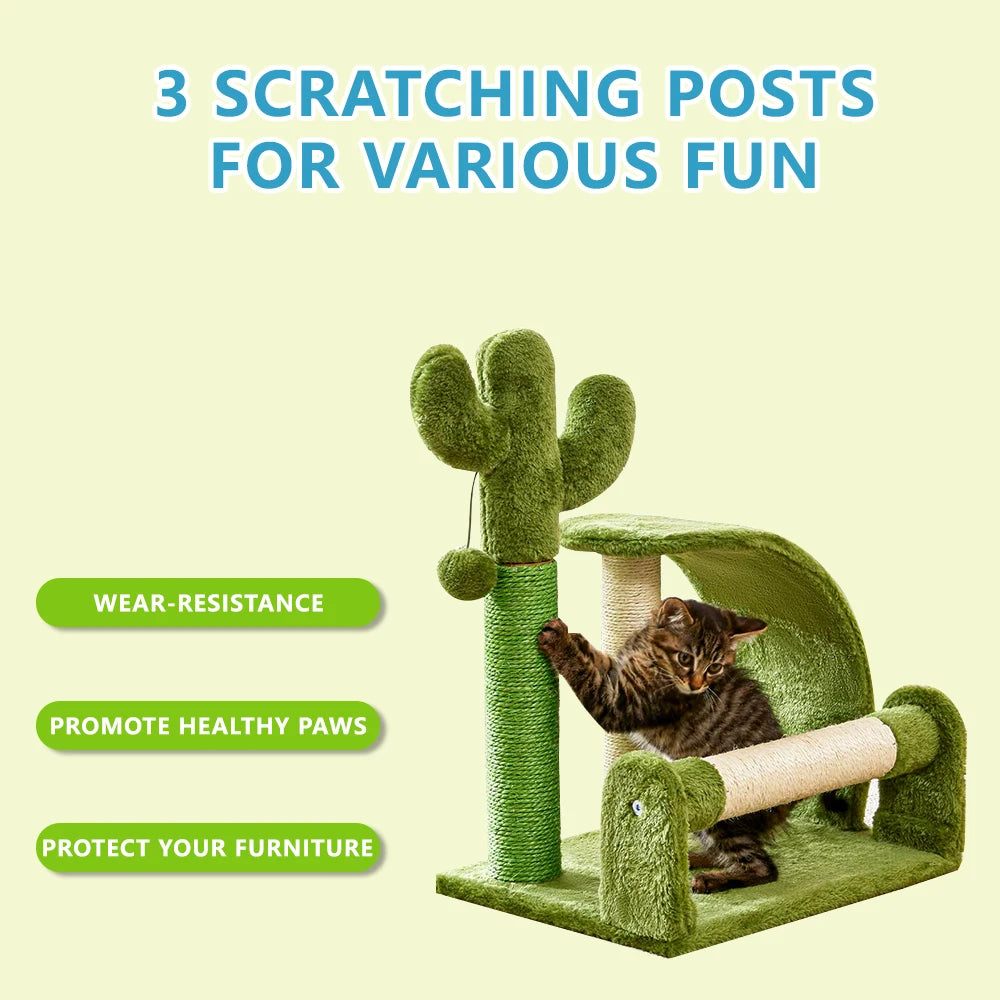 High Cat Toy Interactive Wooden Ball Track