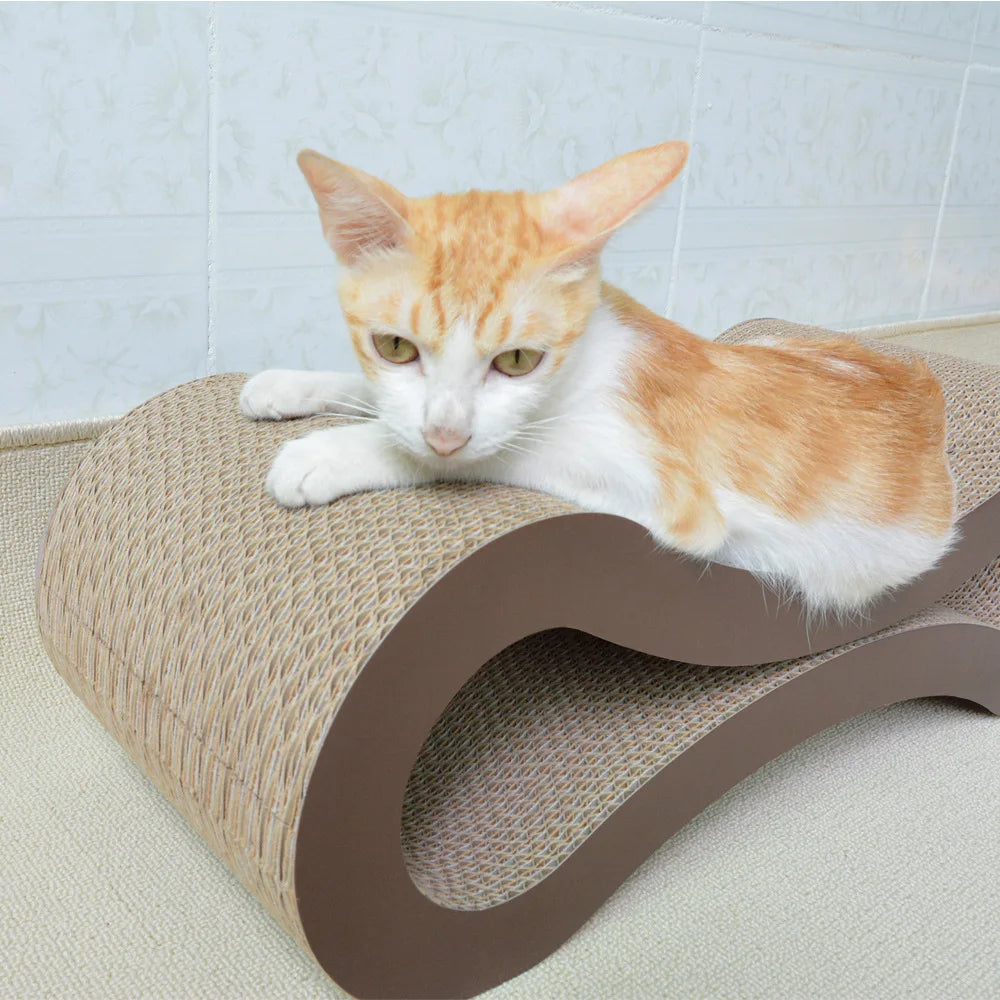 Double-Sided Corrugated Paper Cat Scratcher