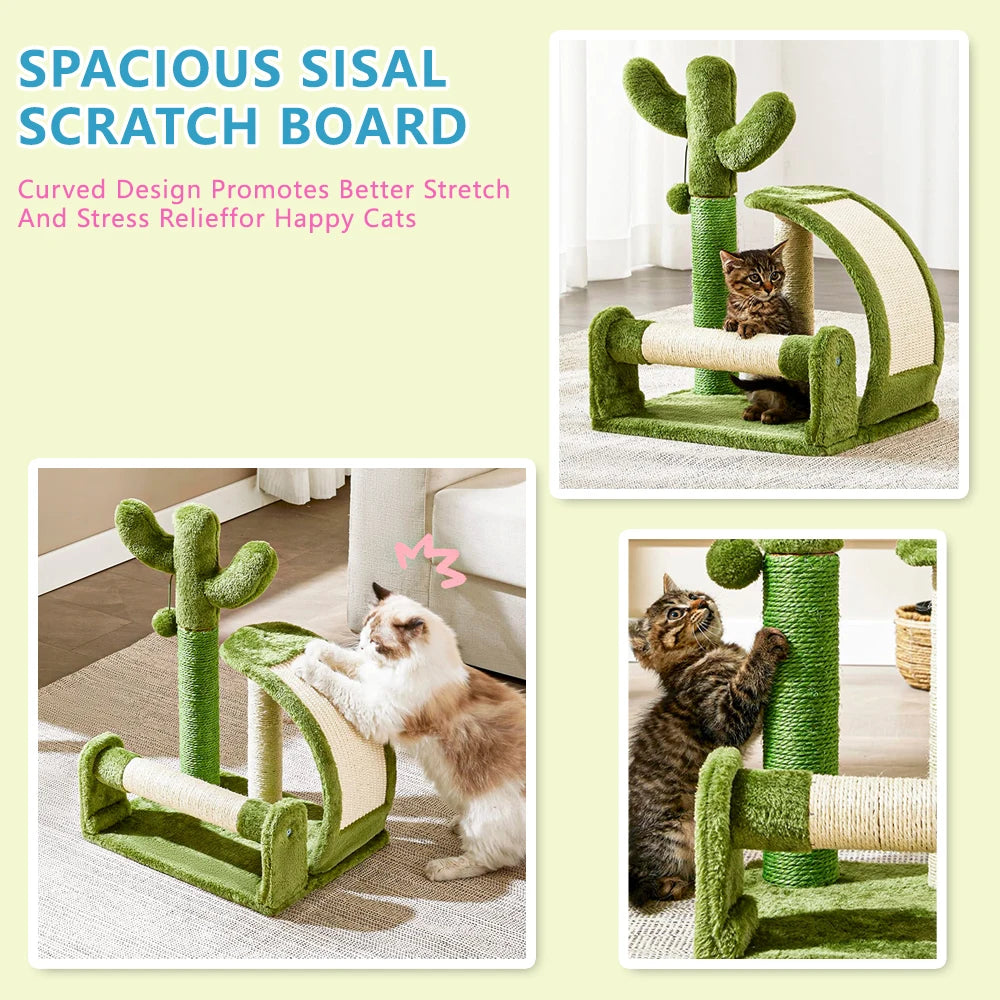 High Cat Toy Interactive Wooden Ball Track