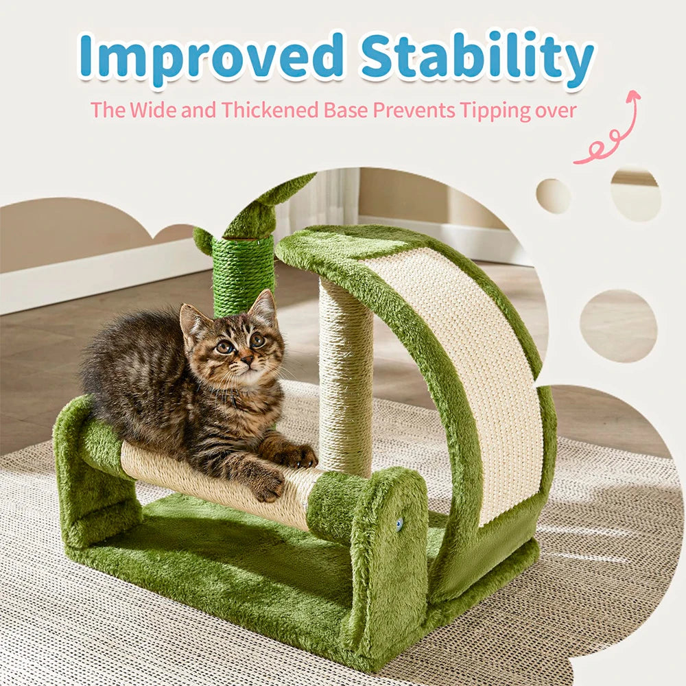 High Cat Toy Interactive Wooden Ball Track