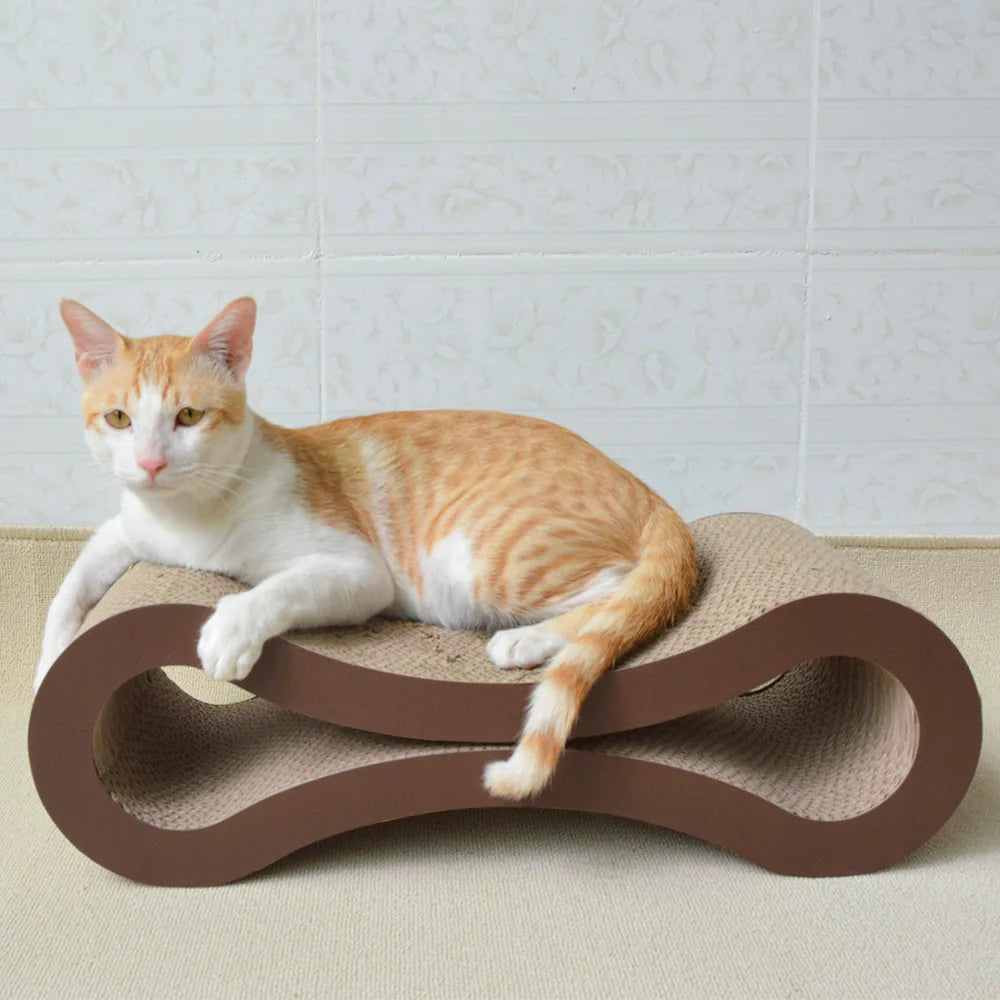 Double-Sided Corrugated Paper Cat Scratcher