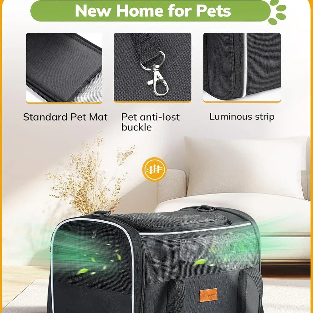 Soft Portable Pet Carrier up to 14 lbs