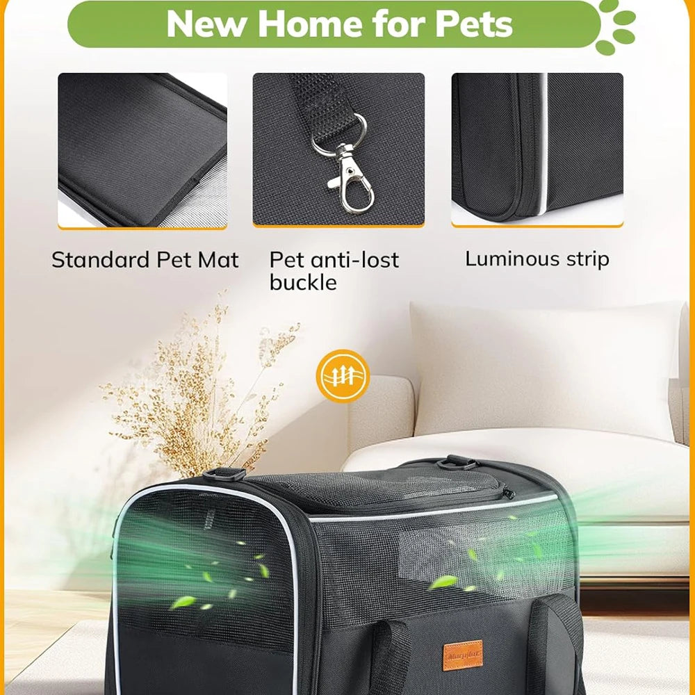 Soft Portable Pet Carrier up to 14 lbs