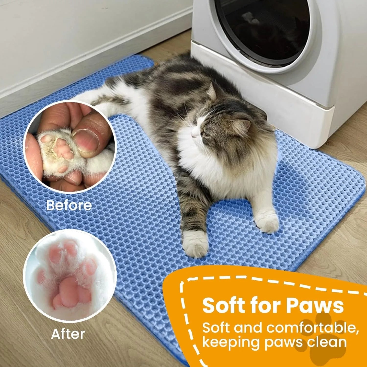 Cat Litter Mat with Double Layer