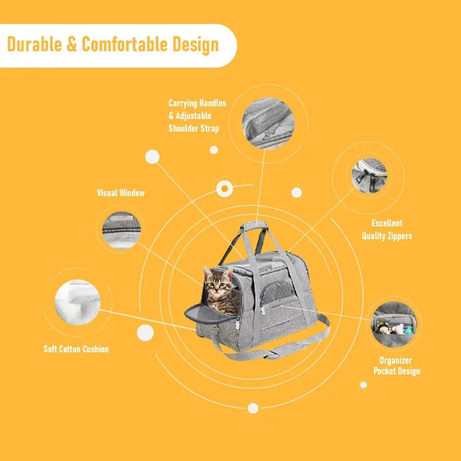 Collapsible Breathable Pet Carrier