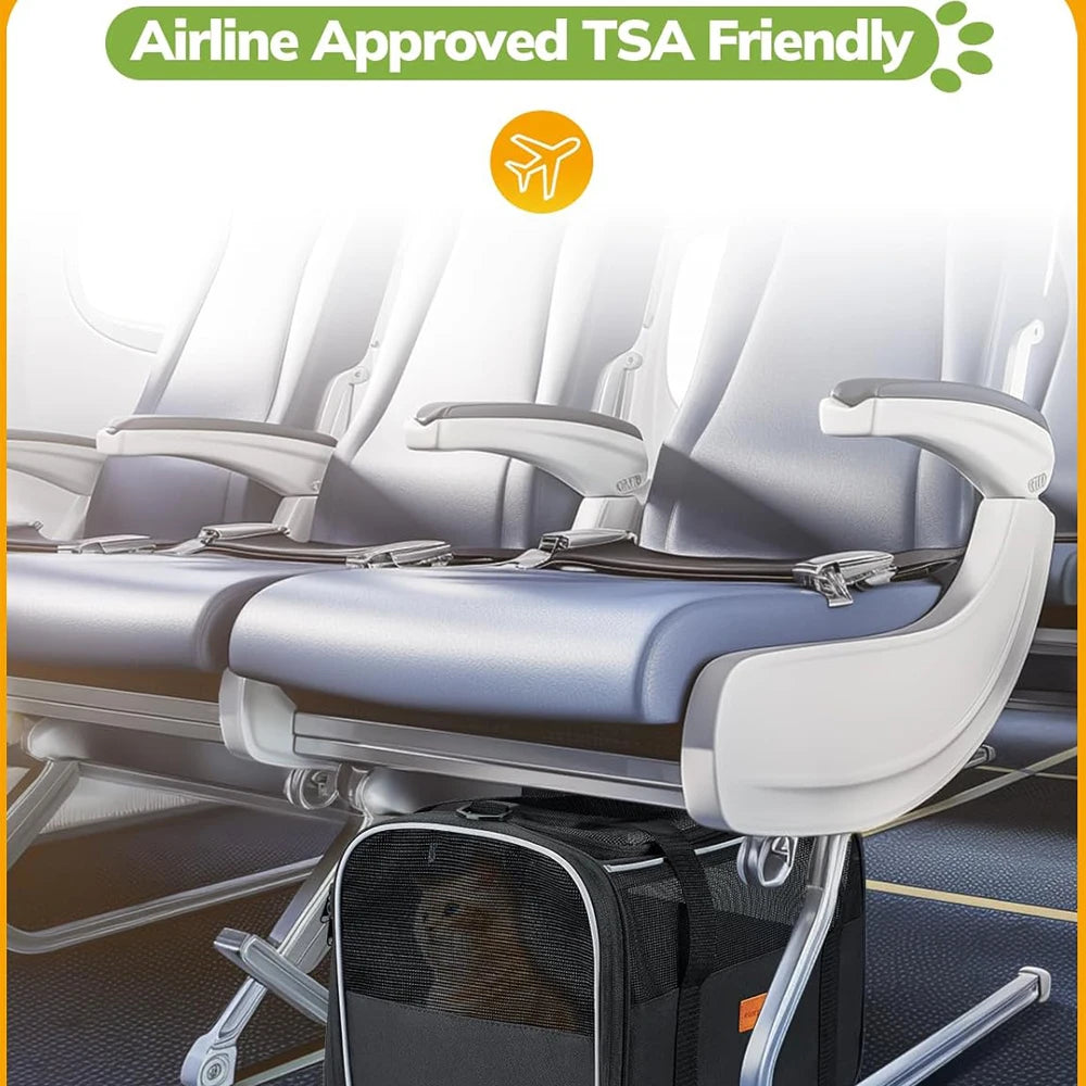 Soft Portable Pet Carrier up to 14 lbs