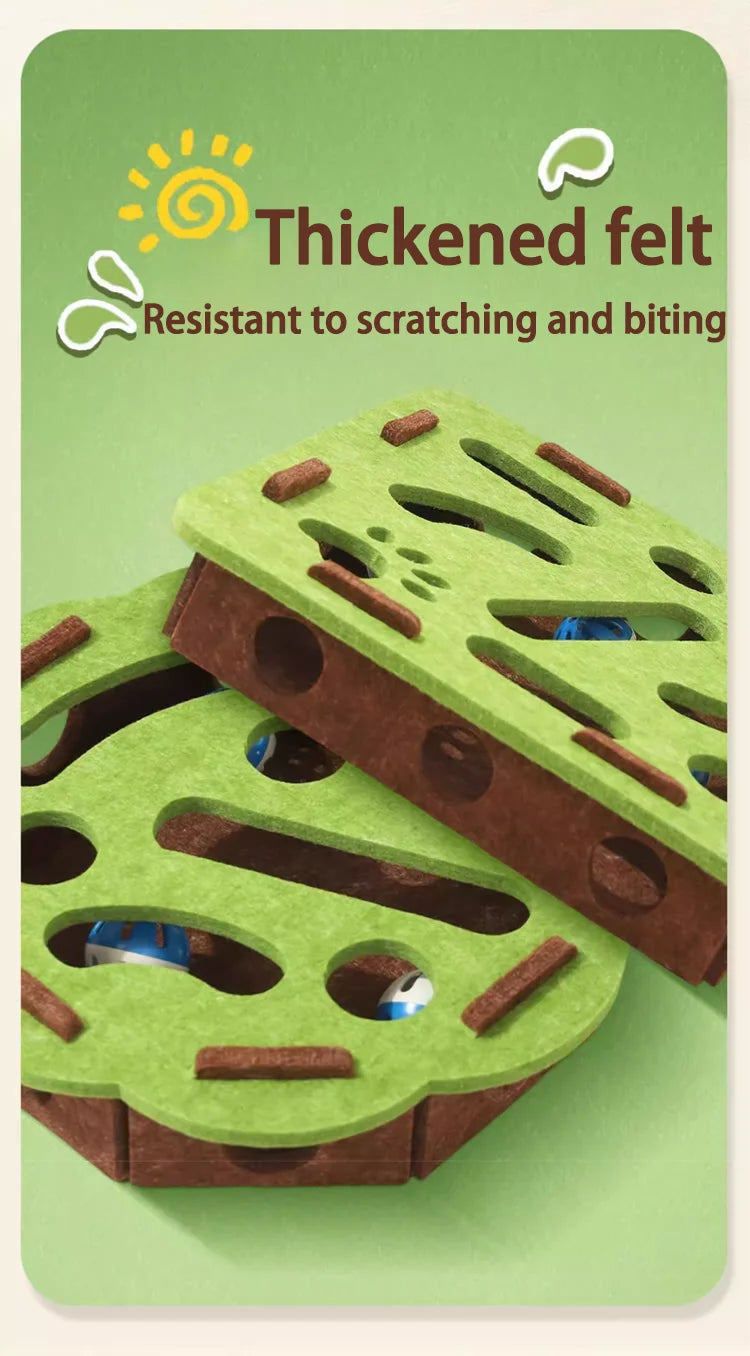 Cat scratch puzzle box