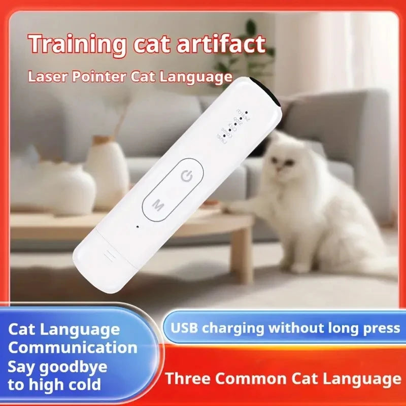 Interactive Cat Laser Toy USB Rechargeable