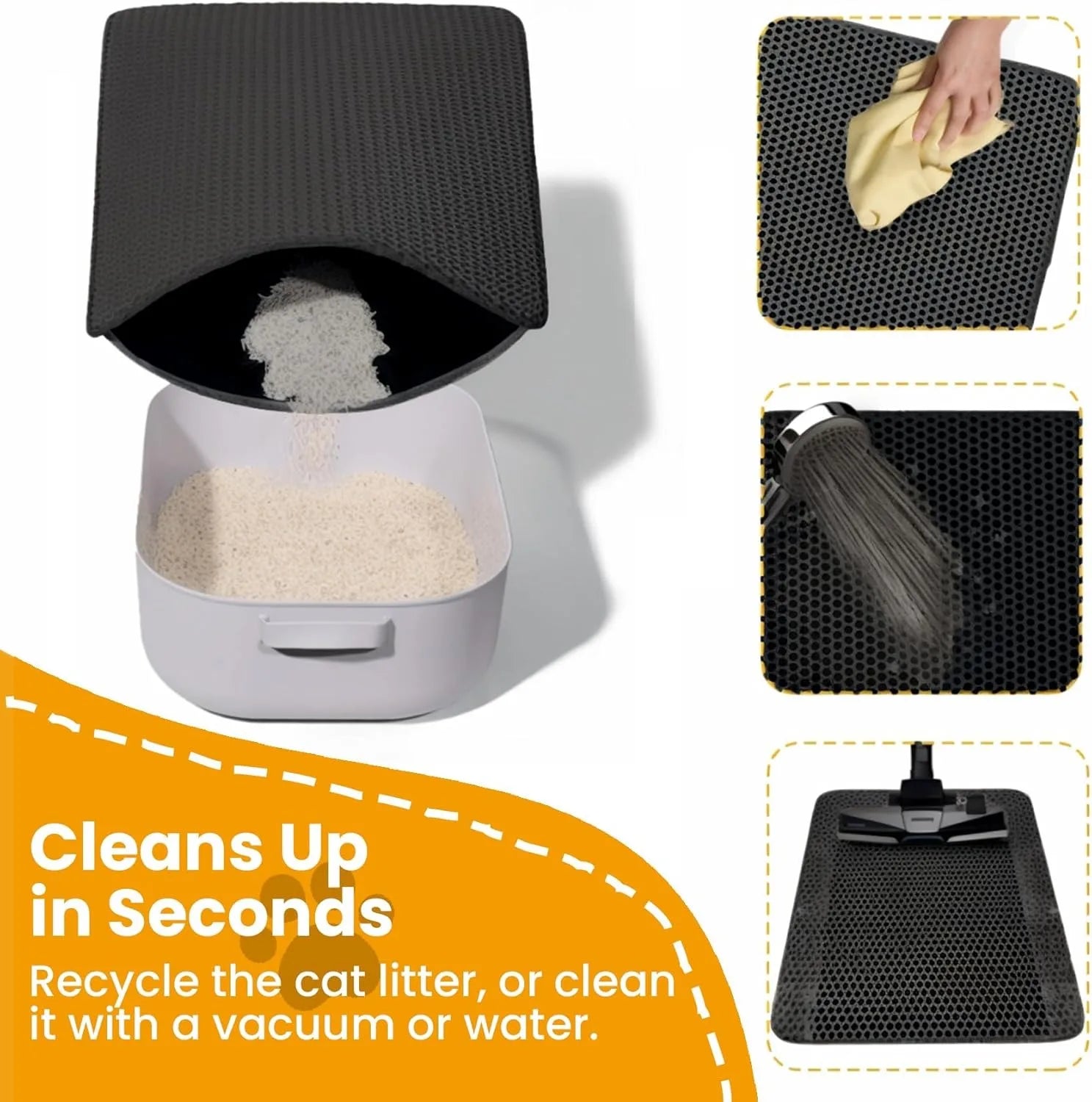 Cat Litter Mat with Double Layer