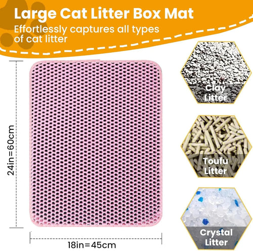 Cat Litter Mat with Double Layer