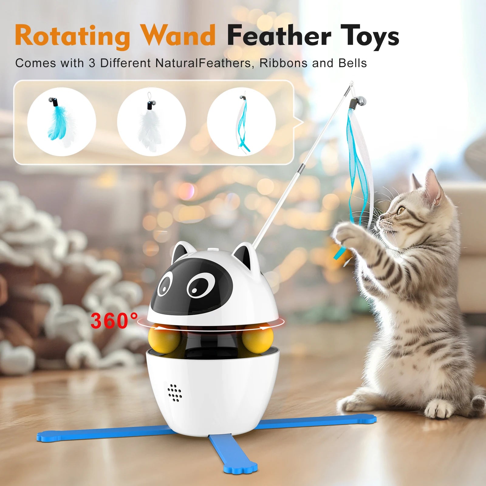 Cat Laser Toy 4-in-1 Rechargeable