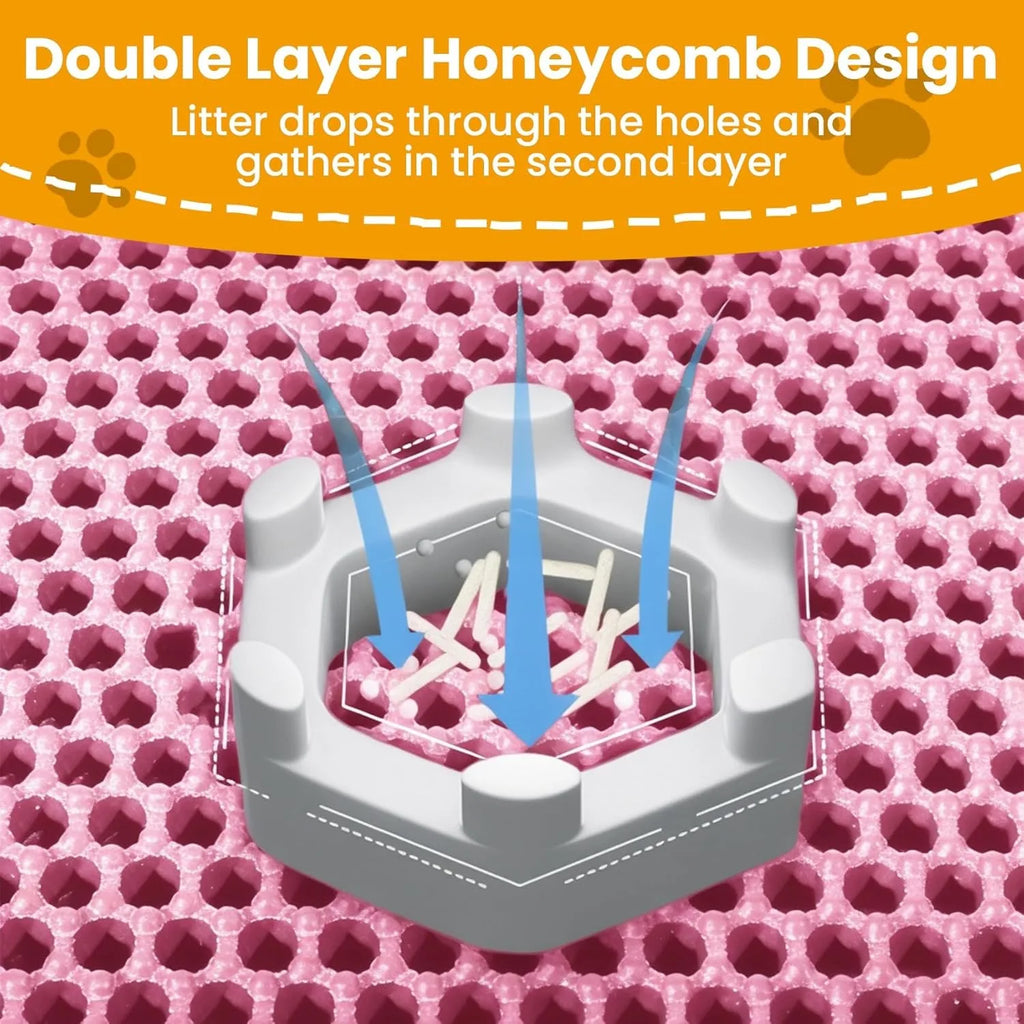 Cat Litter Mat with Double Layer