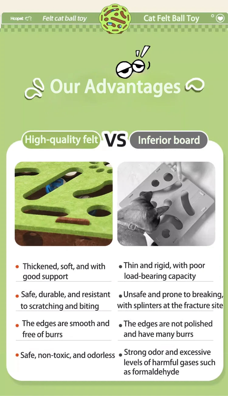 Cat scratch puzzle box