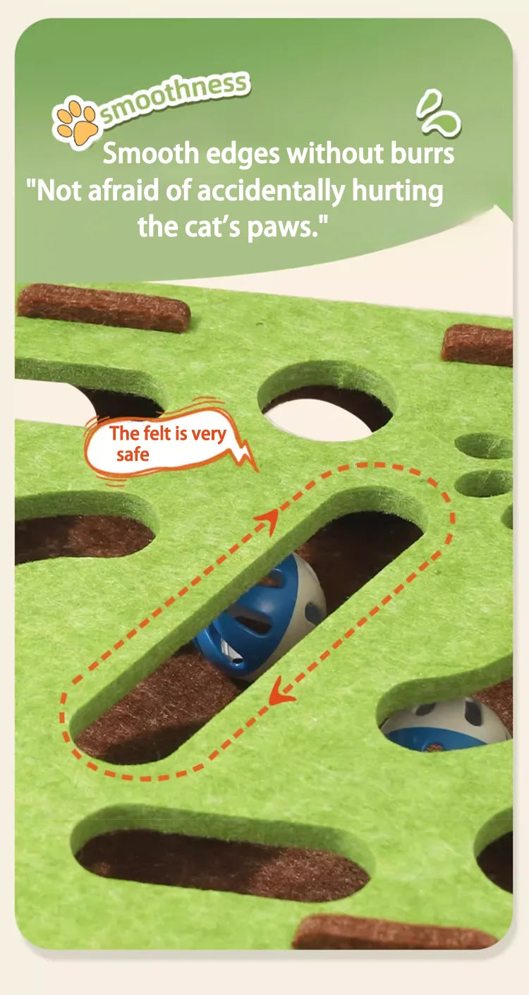 Cat scratch puzzle box