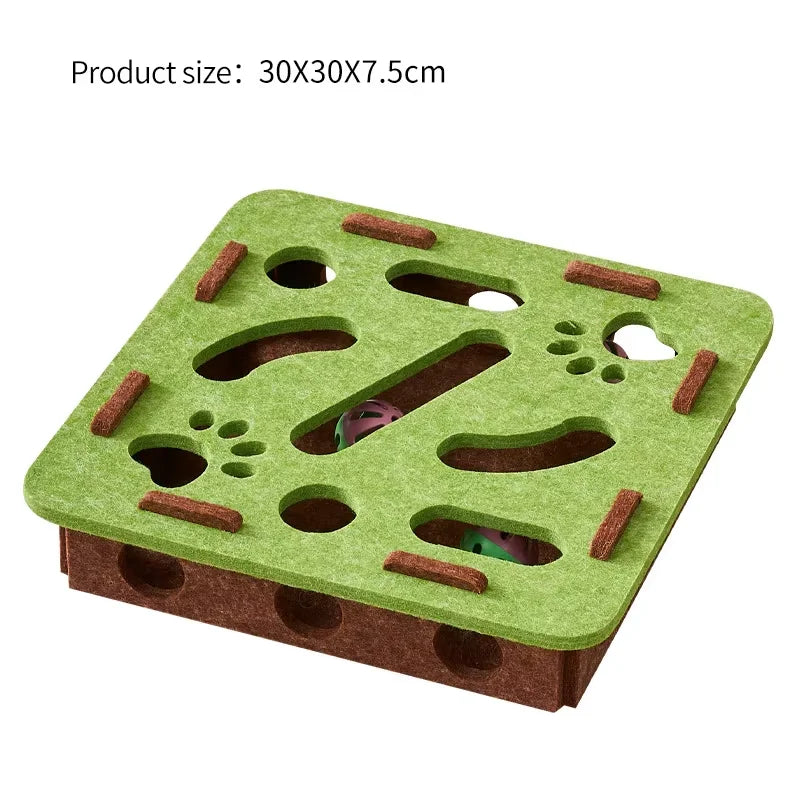Cat scratch puzzle box