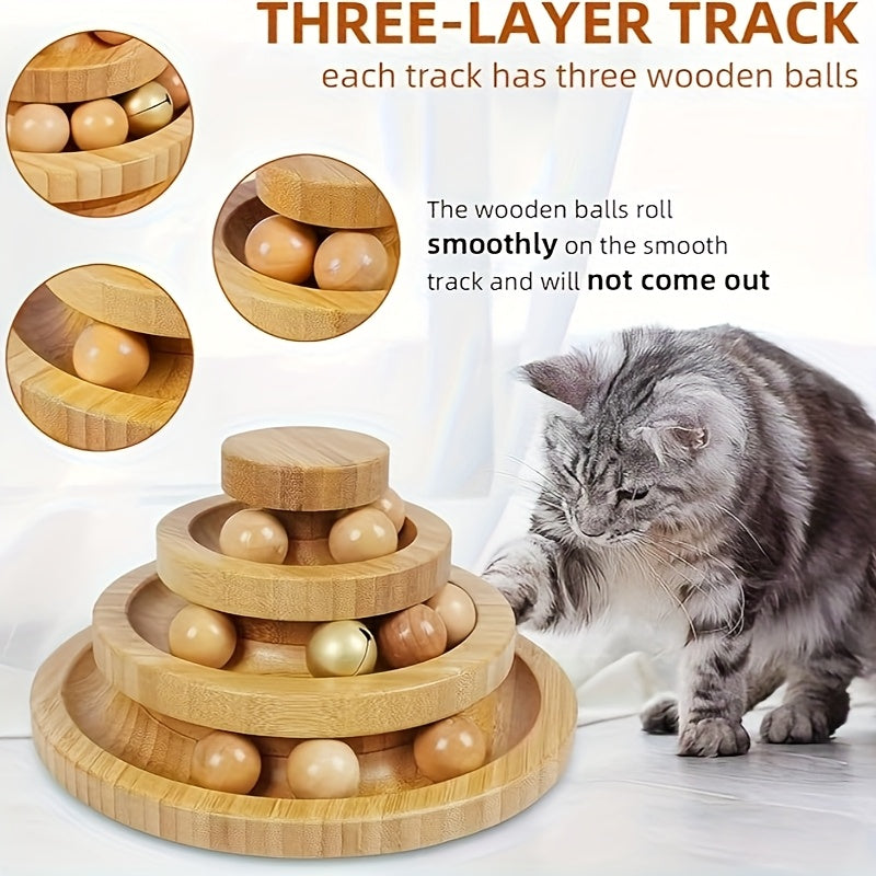 Tower Interactive Cat Ball Track
