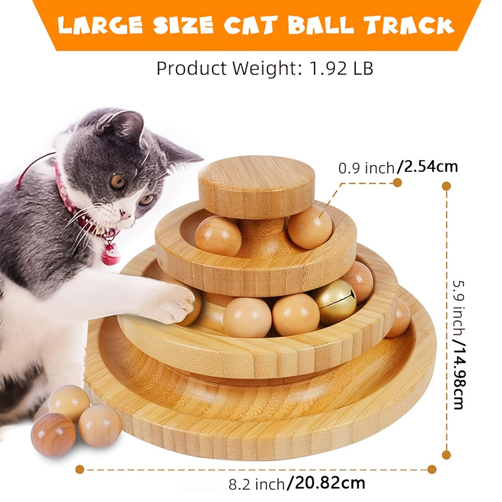 Tower Interactive Cat Ball Track